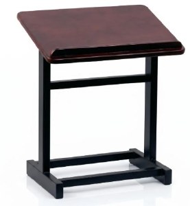 Picture of Wooden Tabletop Shtender Bookstand Metal Legs Black 16.5"